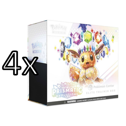 Pokemon TCG: Scarlet & Violet - Prismatic Evolutions Pokemon Center Elite Trainer Box Sealed Case