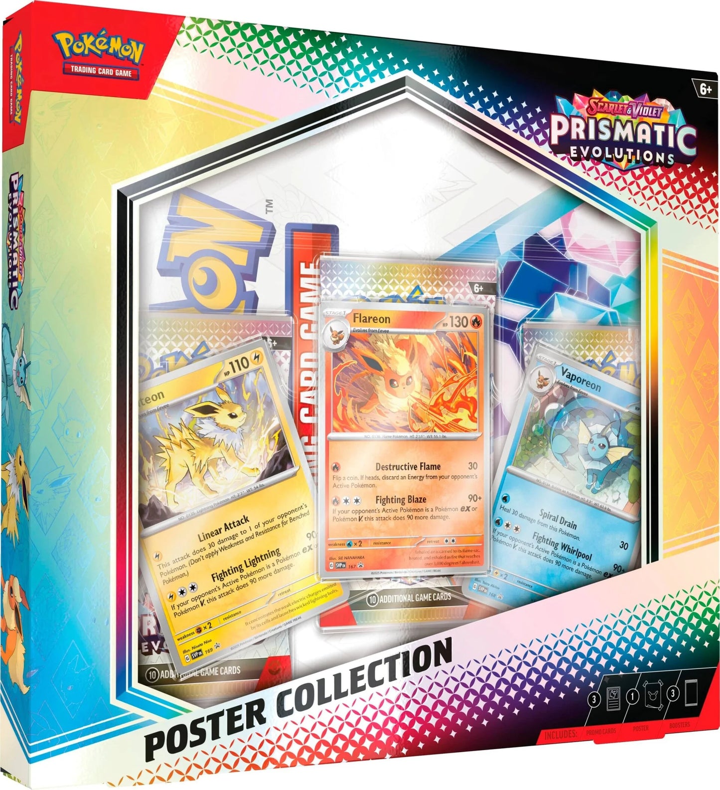 Pokemon TCG: Scarlet & Violet - Prismatic Evolutions Poster Collection Box