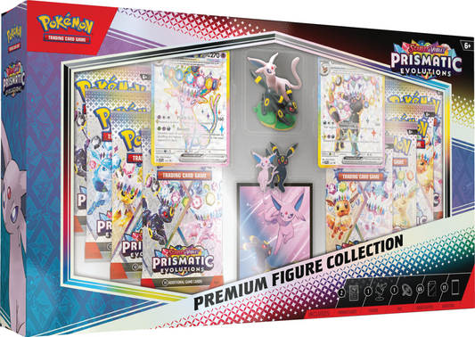 Pokemon TCG: Scarlet & Violet - Prismatic Evolutions Premium Figure Collection Box