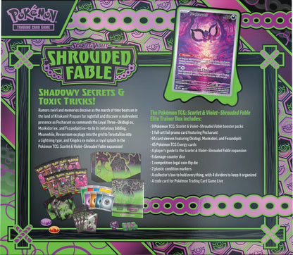 Pokemon TCG: Scarlet & Violet - Shrouded Fable Elite Trainer Box TBC Games Pokemon TCG: Scarlet & Violet - Shrouded Fable Elite Trainer Box TBC Games