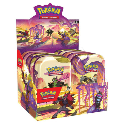 Pokemon TCG: Scarlet & Violet - Shrouded Fable Mini Tin Sealed Display