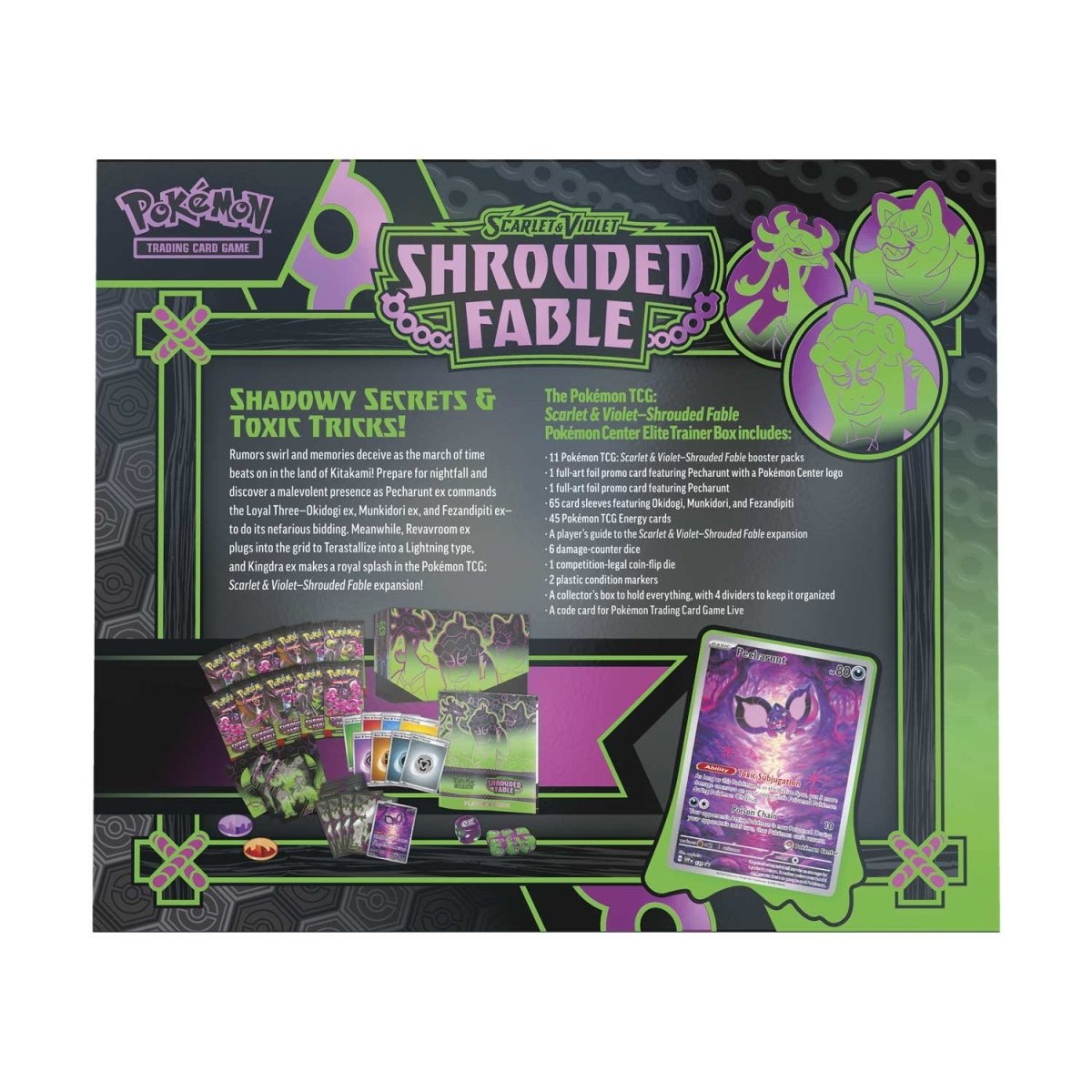 Pokemon TCG: Scarlet & Violet - Shrouded Fable Pokemon Center Elite Trainer Box