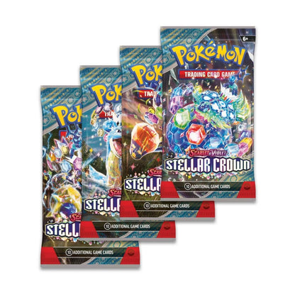 Pokemon TCG: Scarlet & Violet - Stellar Crown Booster Box Sealed Case (6 Boxes)