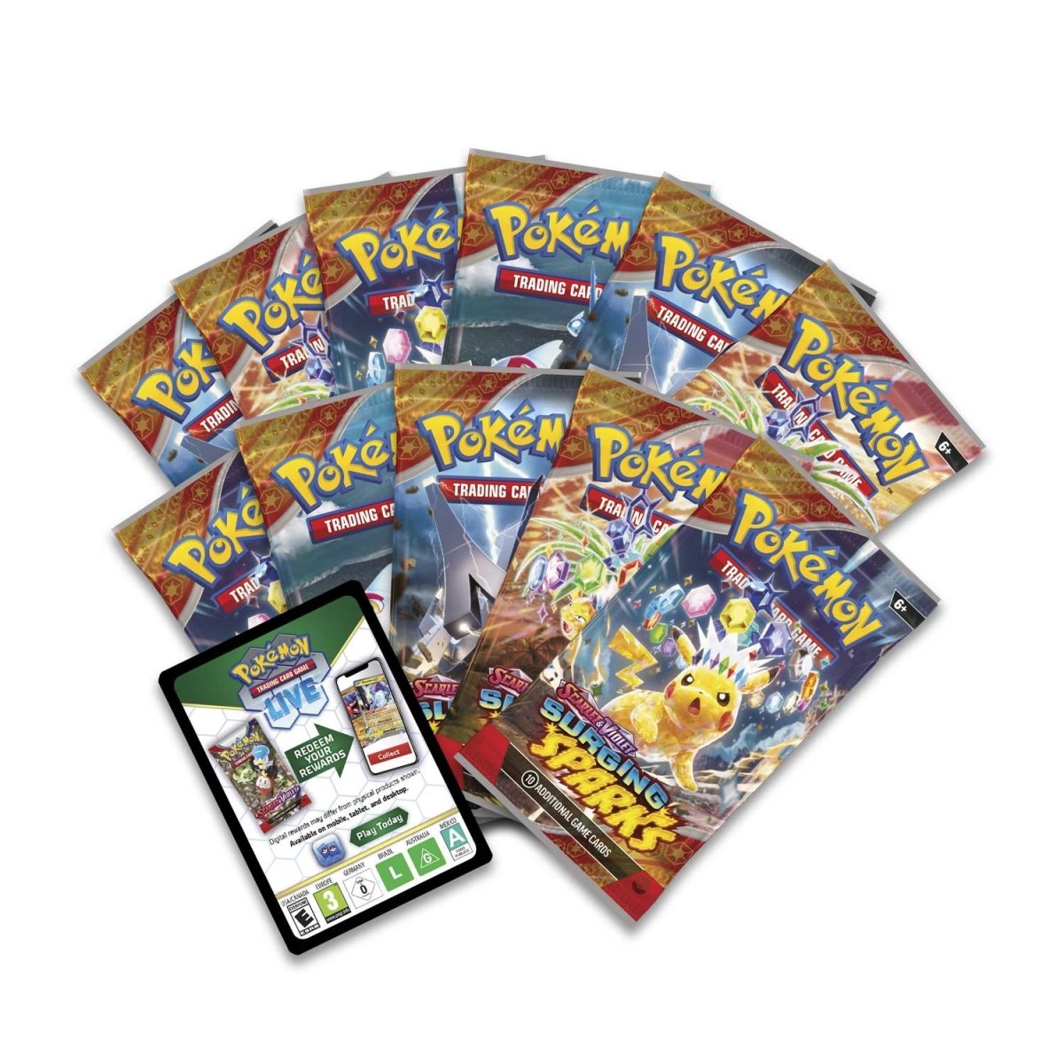 Pokemon TCG: Scarlet & Violet - Surging Sparks Pokemon Center Elite Tr TBC Games Pokemon TCG: Scarlet & Violet - Surging Sparks Pokemon Center Elite Tr TBC Games
