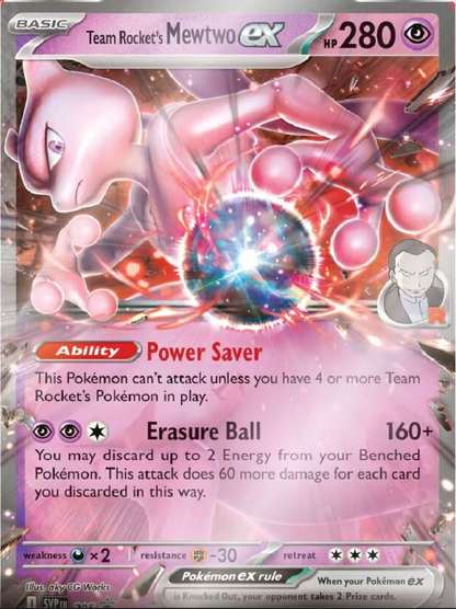 Scarlet & Violet - Team Rocket's Mewtwo ex Collection Box