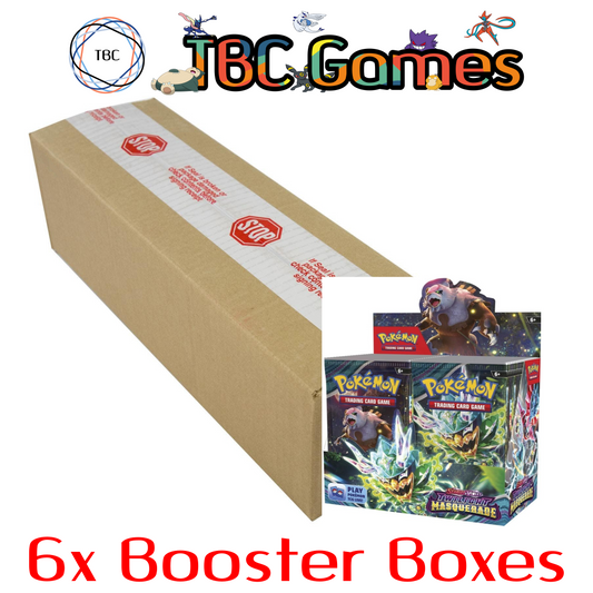 Pokemon TCG: Scarlet & Violet - Twilight Masquerade Booster Box Sealed Case (6 Boxes)