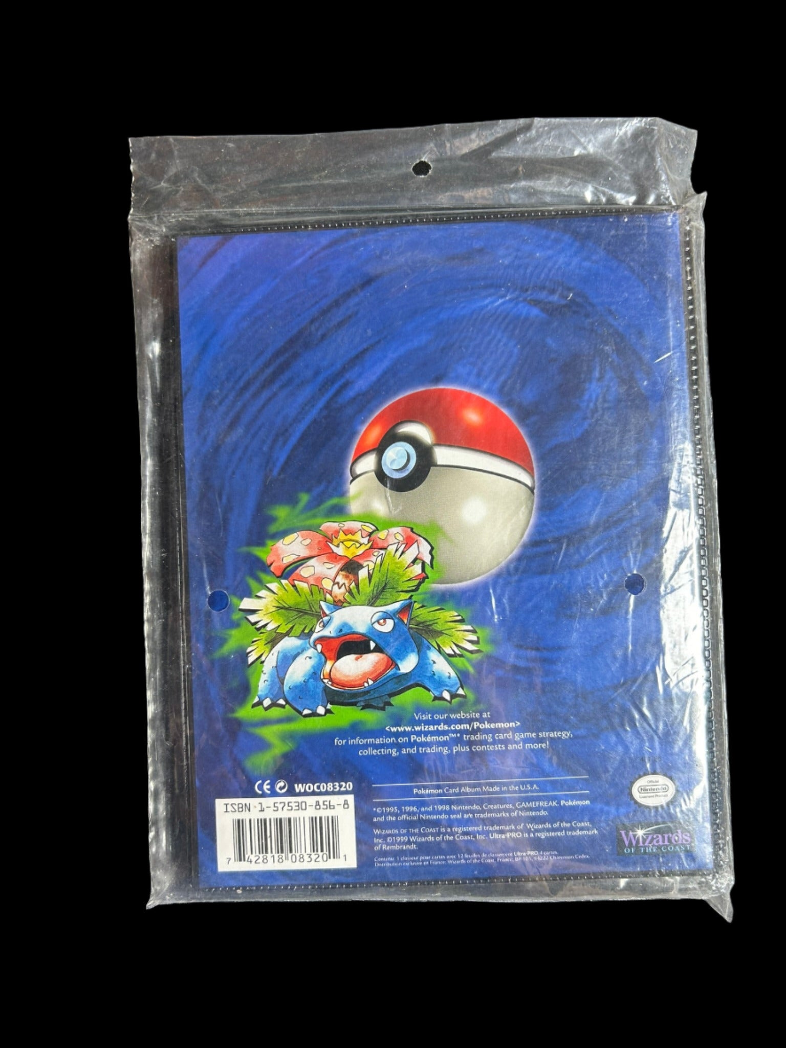 Ultra Pro Pokemon Collector's Album 4 Pocket Binder Wizards of the Coast 1999 Sealed Ultra Pro Pokemon Collector's Album 4 Pocket Binder Wizards of the Coast 1999 Sealed