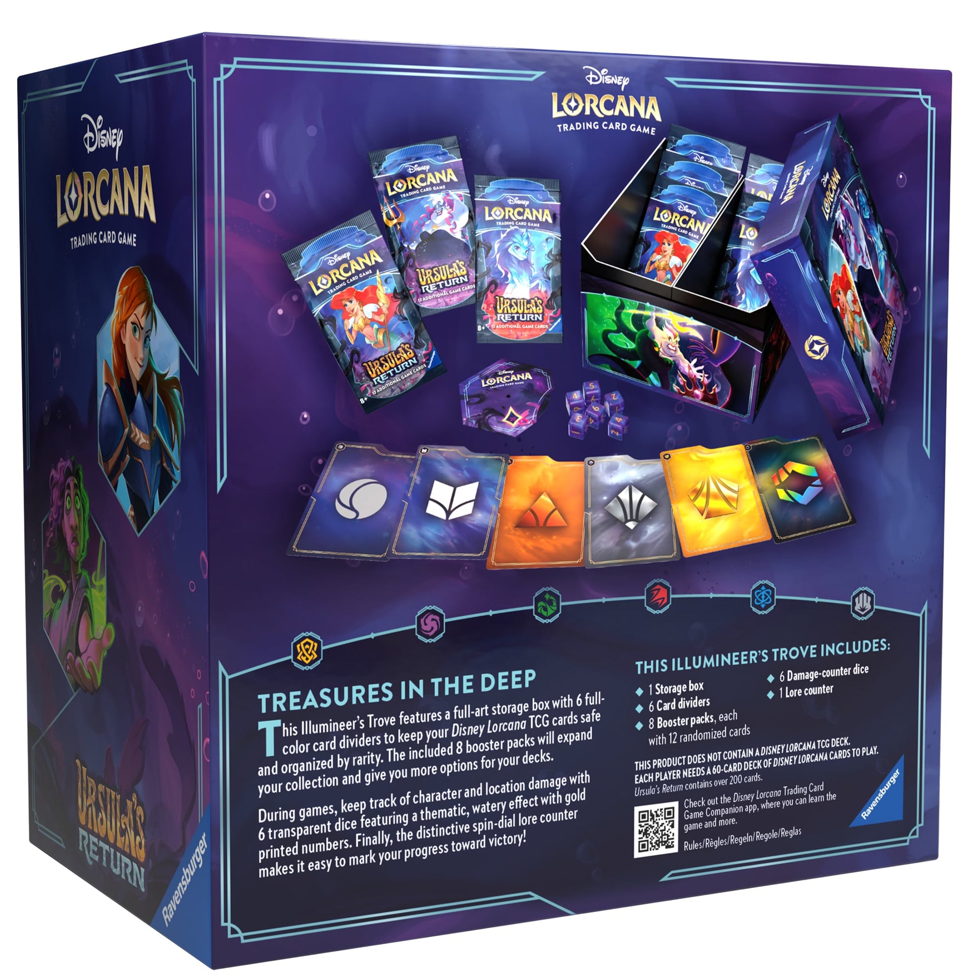 Disney Lorcana TCG: Ursula's Return Illumineer's Trove TBC Games Disney Lorcana TCG: Ursula's Return Illumineer's Trove TBC Games