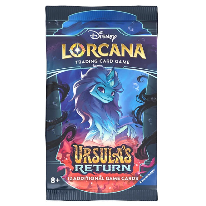 ursula's return booster box case OPENING 4/4 Add more glimmers to your crew with Ursulas Return booster packs filled with 12 randomized cards Lorcana Ursulas Return 4 Booster