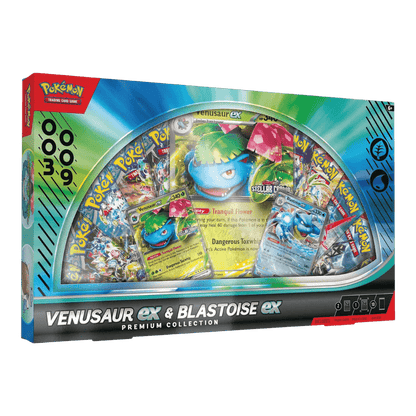 Pokemon TCG: Scarlet & Violet - Venusaur ex & Blastoise ex Premium Collection GameStop