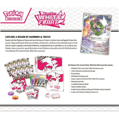 Pokemon TCG: Scarlet & Violet - White Flare Elite Trainer Box