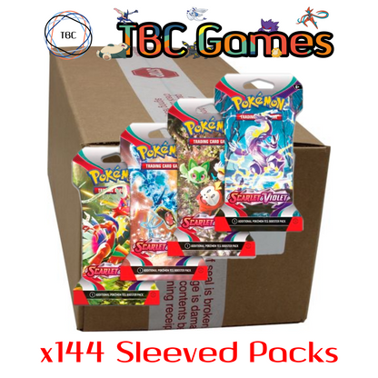 Pokemon TCG: Scarlet & Violet - Base Set Sleeved Booster Pack Sealed C TBC Games Pokemon TCG: Scarlet & Violet - Base Set Sleeved Booster Pack Sealed C TBC Games