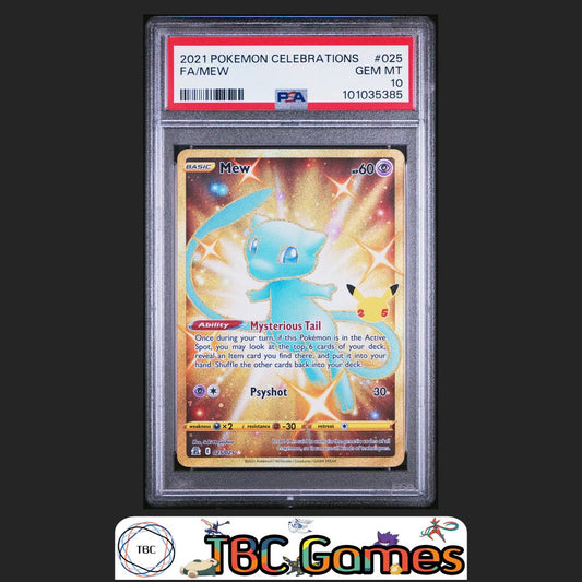 Mew Celebrations #025 PSA 10 Front