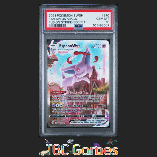 Espeon VMAX Fusion Strike #270 Fusion Strike PSA 10