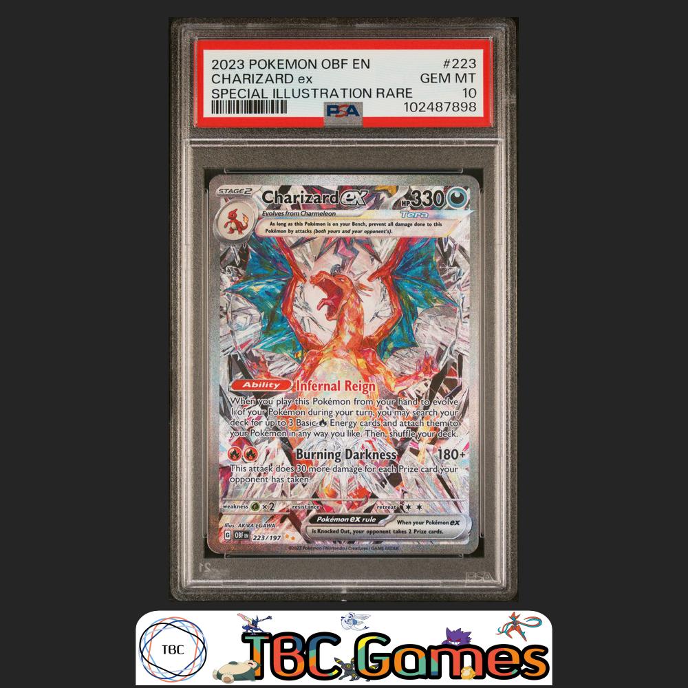 Charizard ex Obsidian Flames #223 Special Illustration Rare PSA 10 Front