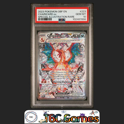 Charizard ex Obsidian Flames #223 Special Illustration Rare PSA 10 Front