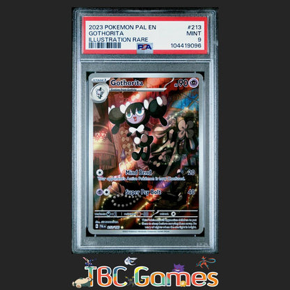 Gothorita Paldea Evolved #213 Illustration Rare PSA 9