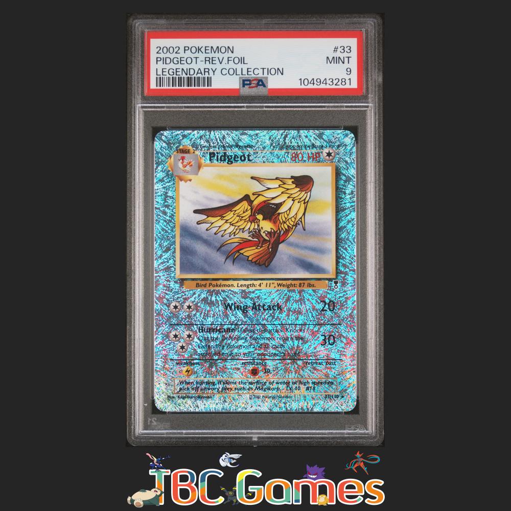 Pidgeot Legendary Collection Reverse Holo #33 PSA 9