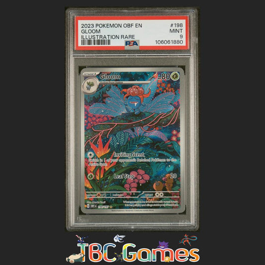 Gloom Obsidian Flames #198 Illustration Rare PSA 9