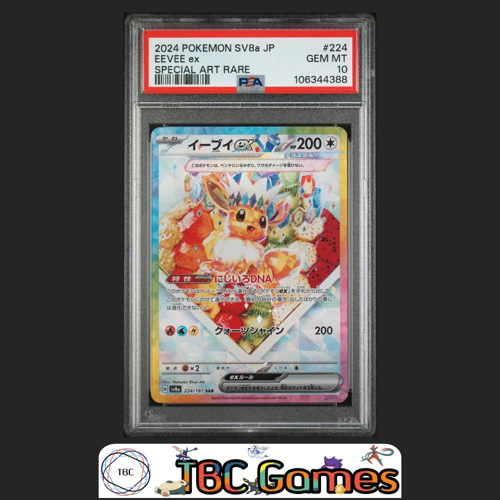 Eevee ex Japanese Sv8A Terastal Fest ex #224 PSA 10