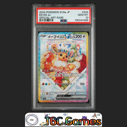 Eevee ex Japanese Sv8A Terastal Fest ex #224 PSA 10