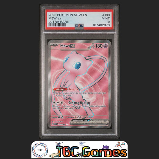 Mew Ex Pokemon 151 #193 Ultra Rare PSA 9 Front