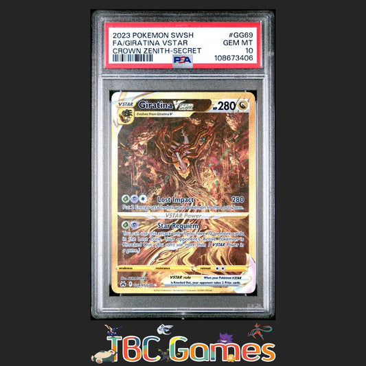 Giratina VSTAR Crown Zenith GG69 Gold Secret PSA 10