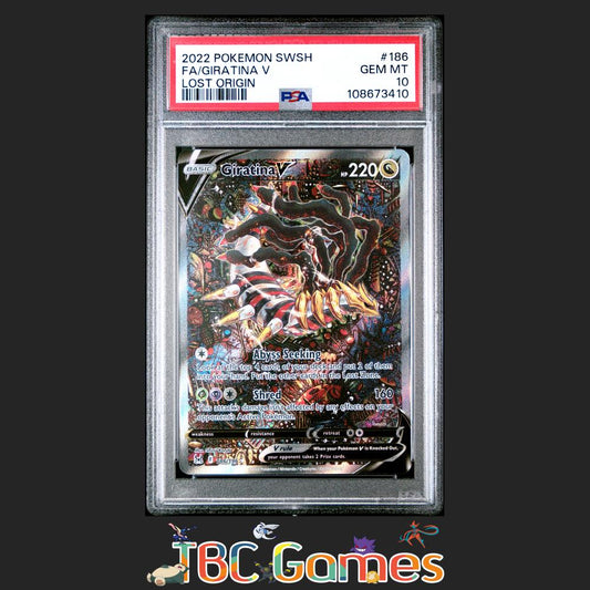 Giratina V Lost Origin Alt Art #186 PSA 10