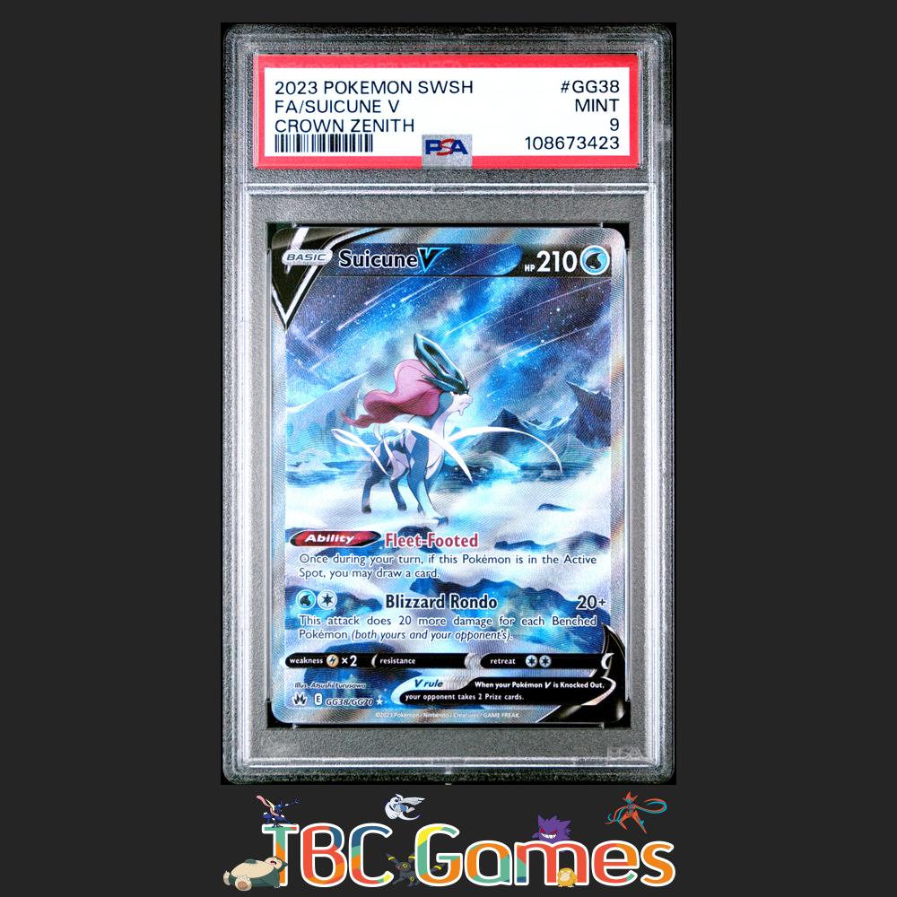 Suicune V Crown Zenith GG38 PSA 9