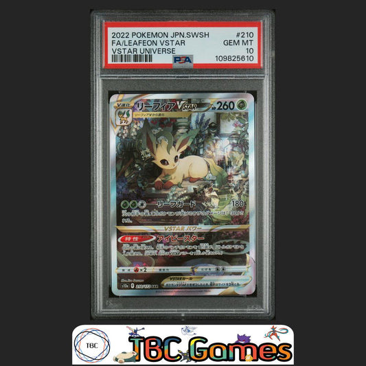 Leafeon VSTAR Universe #210 Japanese PSA 10 Front