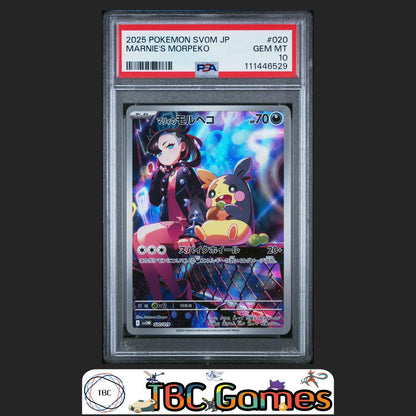 Marnie's Morpeko sv0M Starter Set Japanese #020 PSA 10