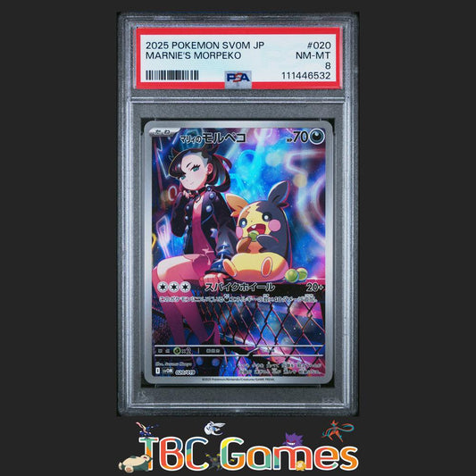 Marnie's Morpeko Japanese Sv0M Starter Set #020 PSA 8