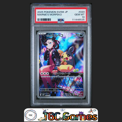 Marnie's Morpeko sv0M Starter Set Japanese #020 PSA 10