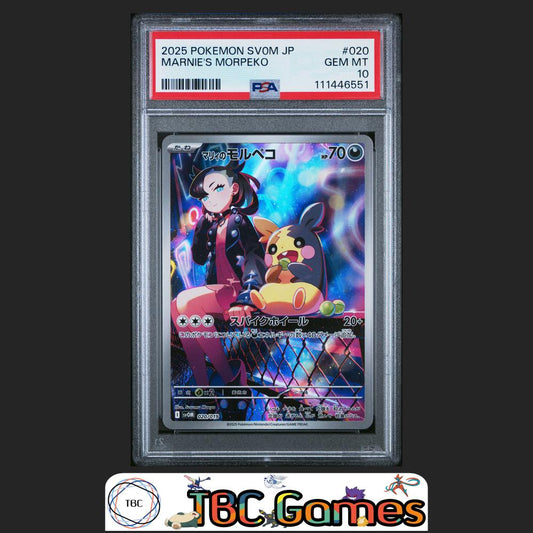 Marnie's Morpeko sv0M Starter Set Japanese #020 PSA 10