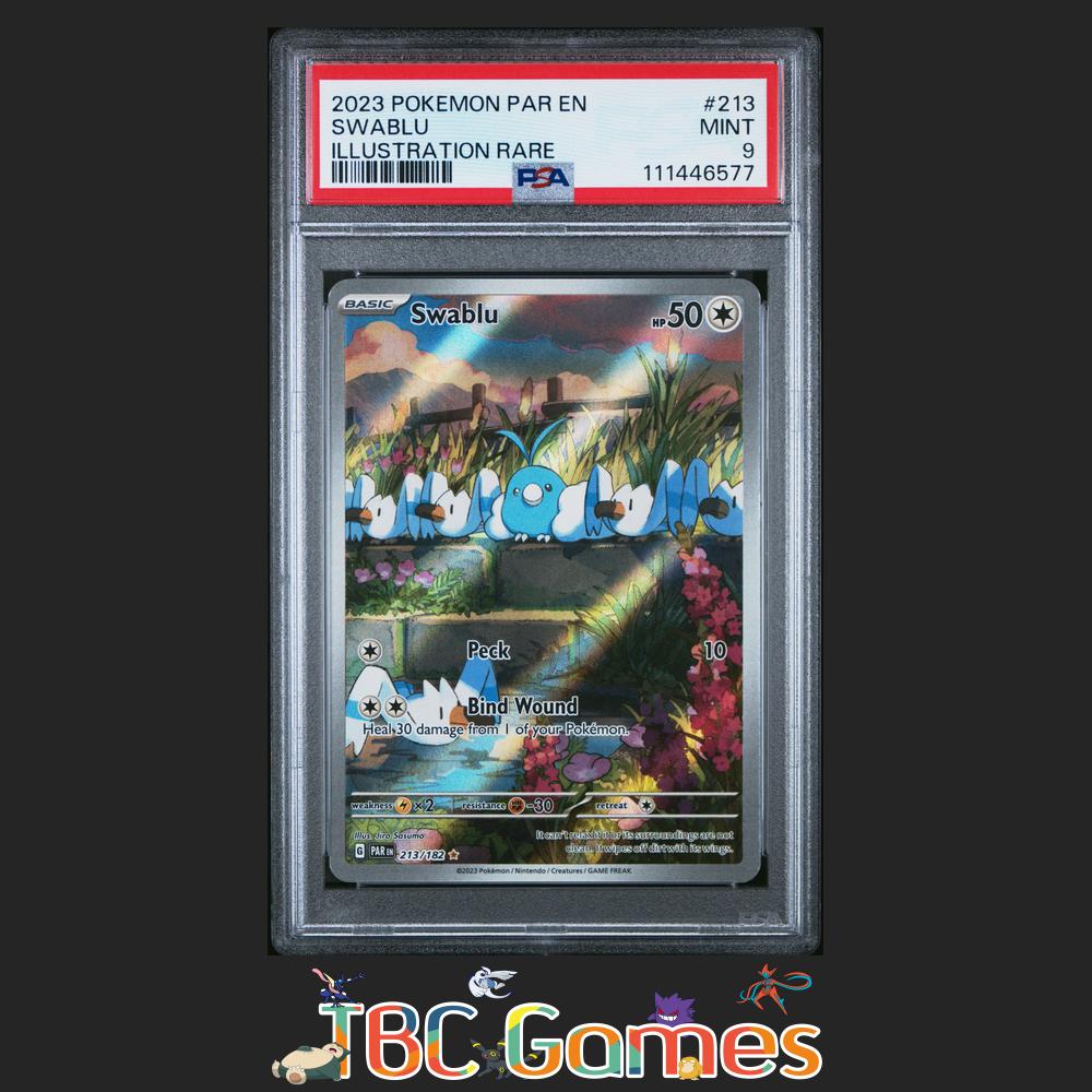 Swablu Paradox Rift #213 Illustration Rare PSA 9