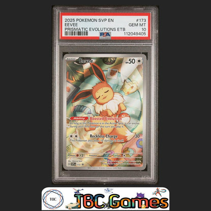 Eevee Sv Black Star Promo #173 Prismatic Evolutions ETB PSA 10 Front