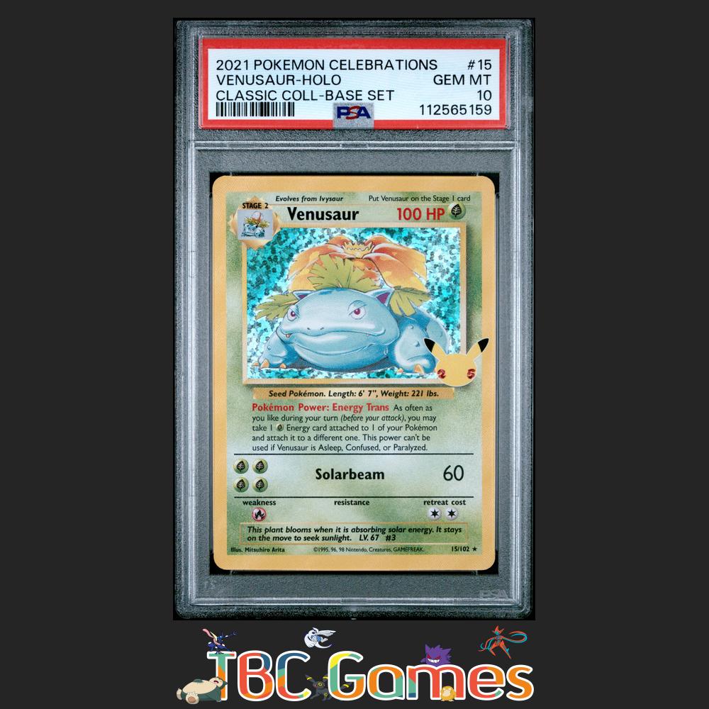 Venusaur Celebrations Classic Collection #15 PSA 10