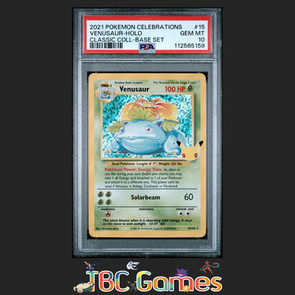 Venusaur Celebrations Classic Collection #15 PSA 10