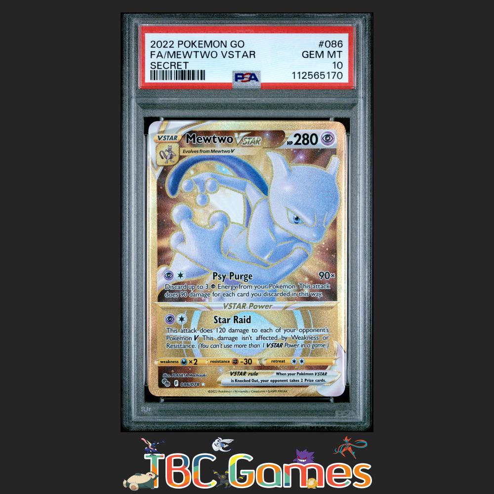 Mewtwo VSTAR GO #086 Secret PSA 10