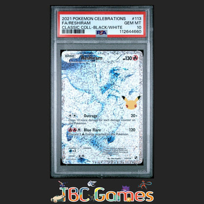 Reshiram Celebrations Classic Collection #113 PSA 10