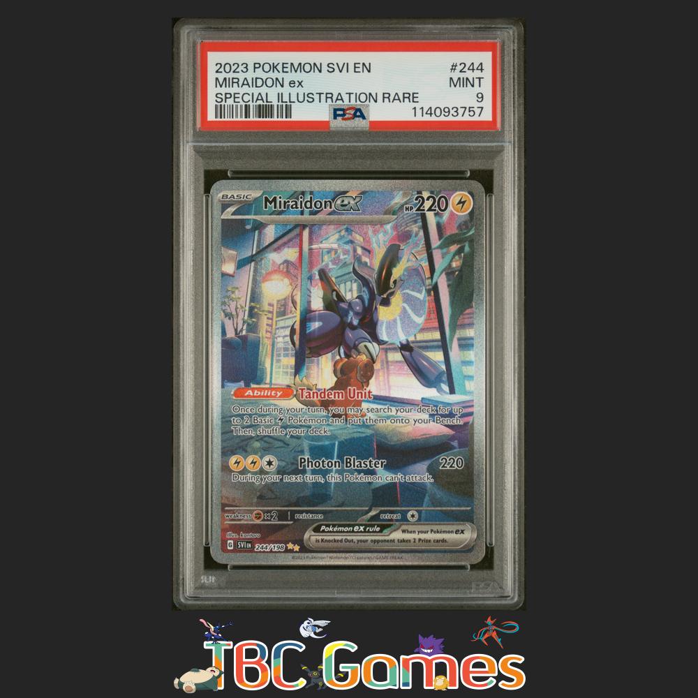 Miraidon ex Scarlet & Violet #244 Special Illustration Rare PSA 9