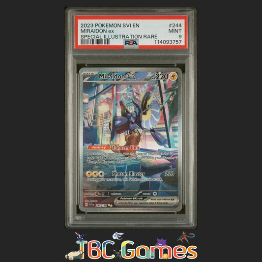 Miraidon ex Scarlet & Violet #244 Special Illustration Rare PSA 9