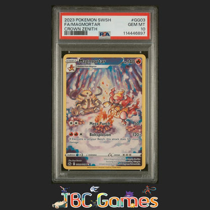 Magmortar Crown Zenith #GG03 PSA 10
