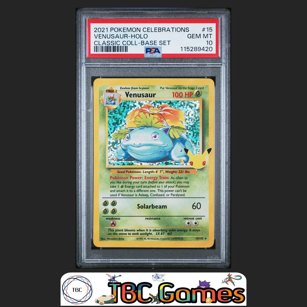 Venusaur Celebrations Classic Collection 25th #15 PSA 10