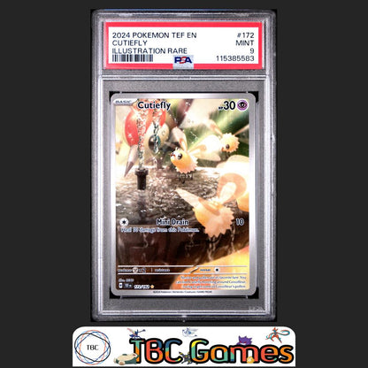 Cutiefly Temporal Forces #172 Illustration Rare PSA 9