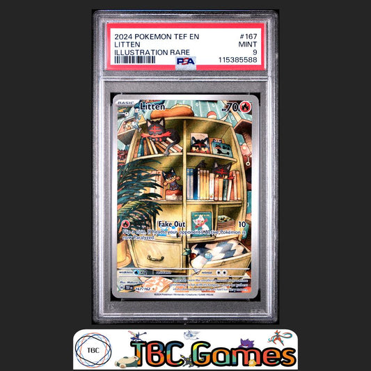 Litten Temporal Forces #167 PSA 9