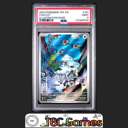 Chatot Temporal Forces #181 Illustration Rare PSA 9