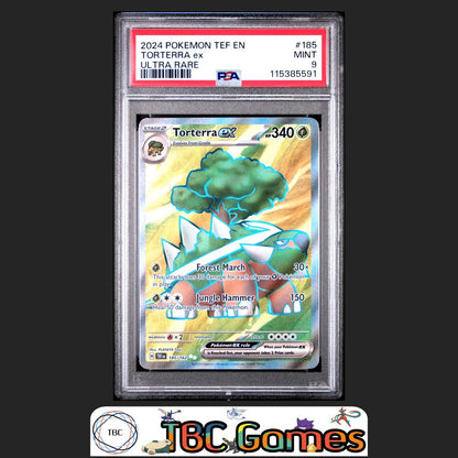 Torterra ex Temporal Forces #185 PSA 9