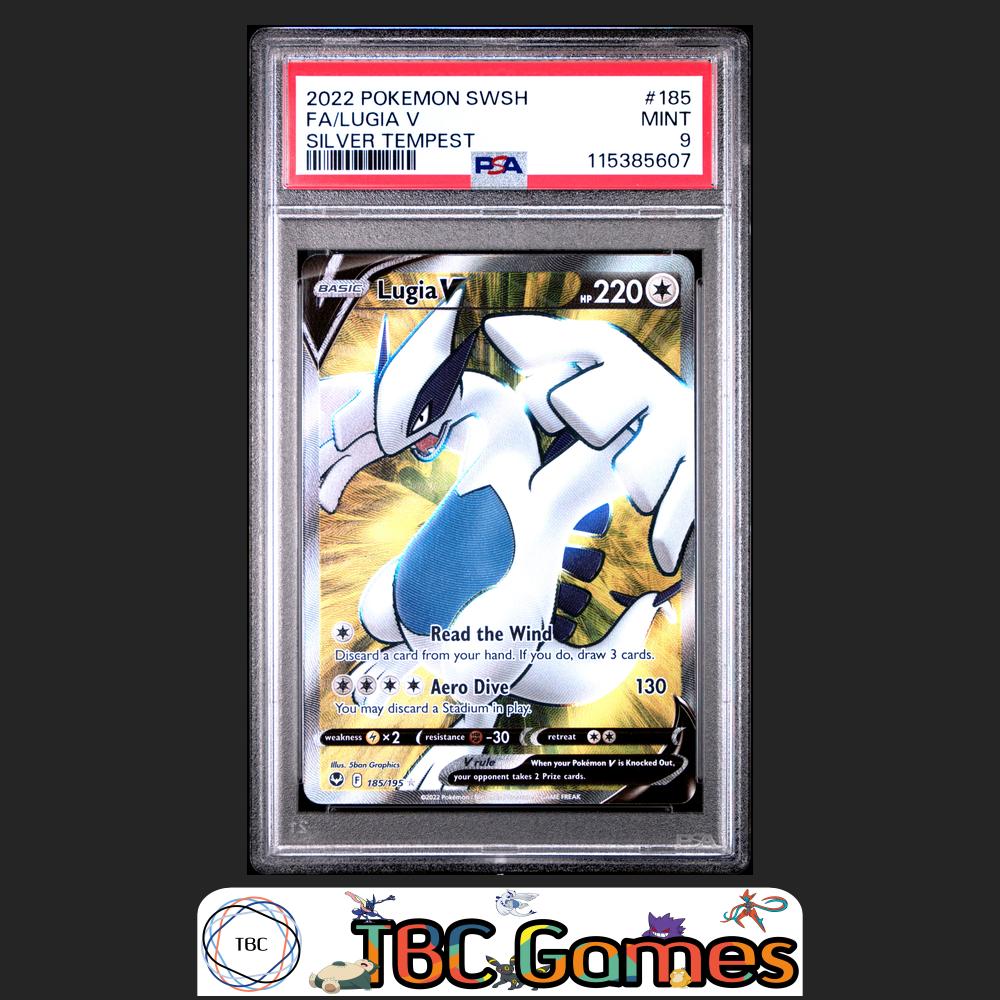 Lugia V Silver Tempest #185 PSA 9