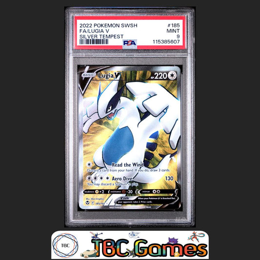 Lugia V Silver Tempest #185 PSA 9